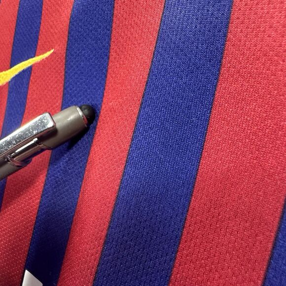 Nike Lionel Messi FC Barcelona 2018 Medium Jersey Embroidered Patches - See Info - Picture 11 of 16